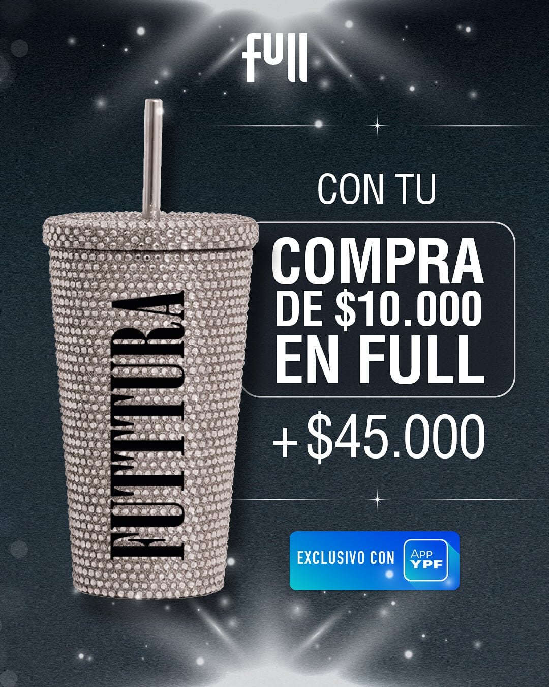 Con la compra de $10.000 + $45.000 te llevas el vaso de Tini Stoessel.