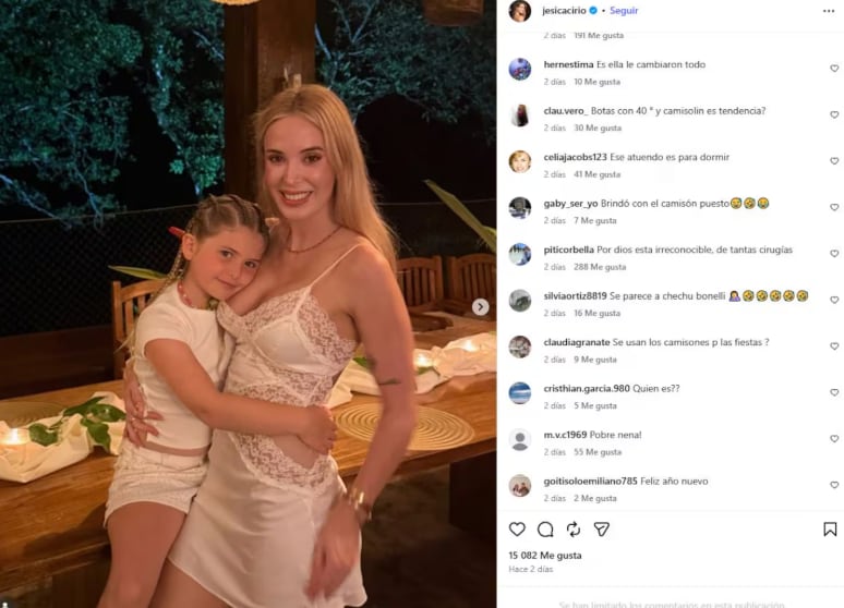 El retoque estético de Jesica Cirio que impactó a los fans.