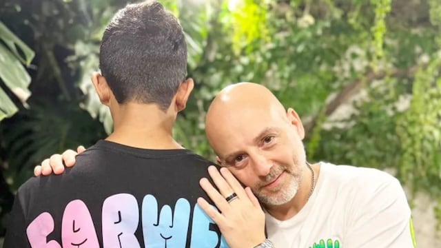 José María Muscari concretó la adopción y mostró el rostro de Lucio por primera vez