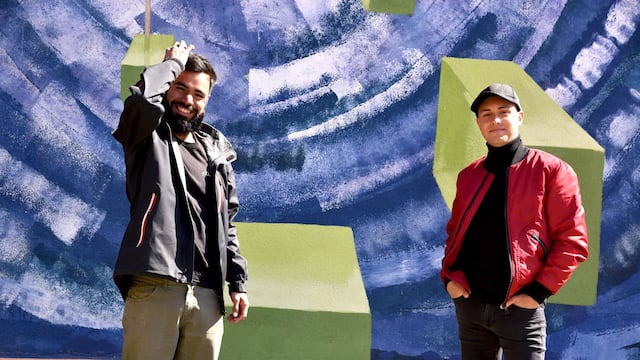 Pablo Art y Jose Crear le dieron vida a la torre B2 del barrio Unimev.