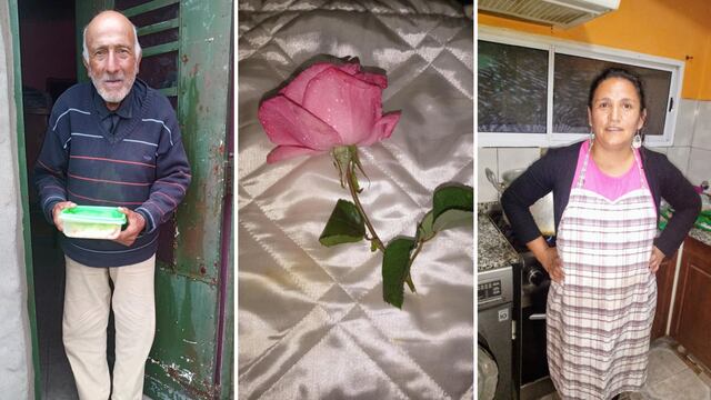 El emotivo de un vecino azuleño con Julia Rigo