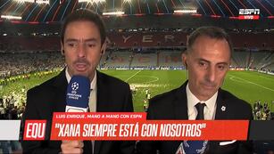Mariano Closs lloró en cámara por las declaraciones de Luis Enrique, en homenaje a Xana (Captura).
