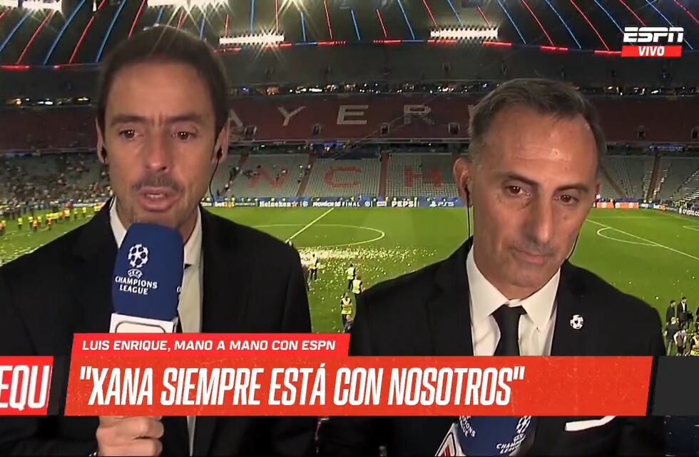 Final de Champions League: el llanto de Mariano Closs por la dedicatoria de Luis Enrique a su hija