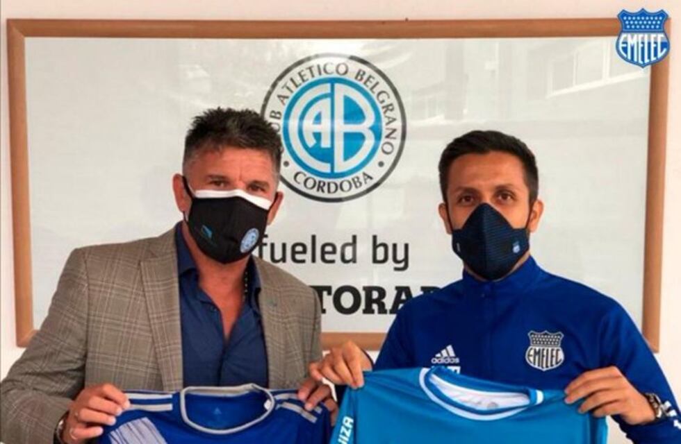 Belgrano recibió al Emelec, rival de Talleres, en el predio de Villa Esquiú