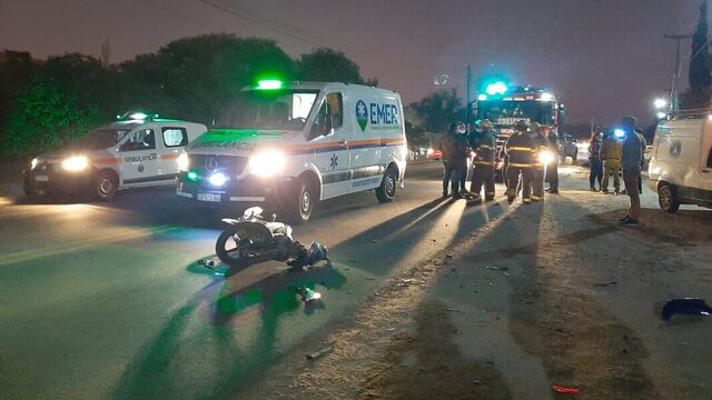 Giró en U sobre la ruta 38