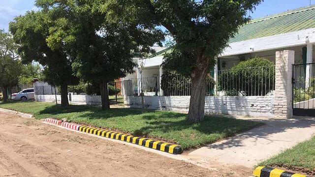 El frente del Hogar de Ancianos "Marcelina Baigorrita" de Victorica (Radio Don)