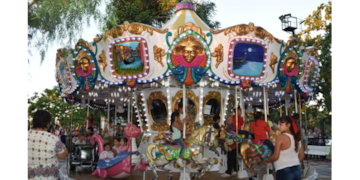 Su abuelo arrancó con la creación de carruseles y la tradición llegó a él en Rosario.