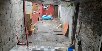 La víctima quedó frente a frente con los delincuentes en Moreno al 4600.