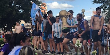 Así fueron los festejos en el centro de la ciudad