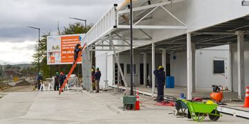 Avanzan los trabajos finales en el Hospital Modular de Tolhuin