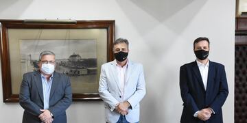 Luis Castellano le tomó juramento a Marcelo Lombardo y Luis Kujawinski