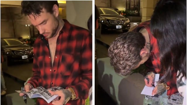 Días antes de morir, una fan le pidió un autógrafo a Liam Payne y lo que escribió la dejó en shock: “Me hace mucho ruido”.