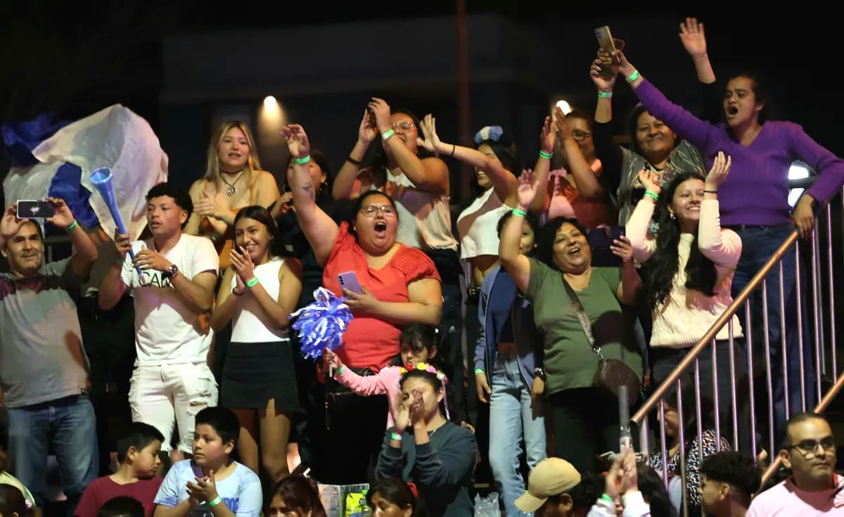 Los desfiles de las carrozas estudiantiles en Jujuy convocan a más de 25.000 personas cada noche, con la concurrencia de "mucha familia, muchos chicos, chicas, adultos, mayores", describe el presidente del EAP-FNE, Martín Meyer.