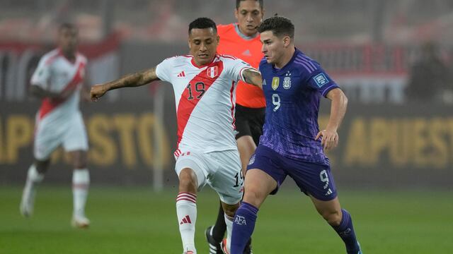 El cordobés Julián Álvarez fue titular ante Perú, en el triunfo argentino por la cuarta fecha de las eliminatorias. (AP)