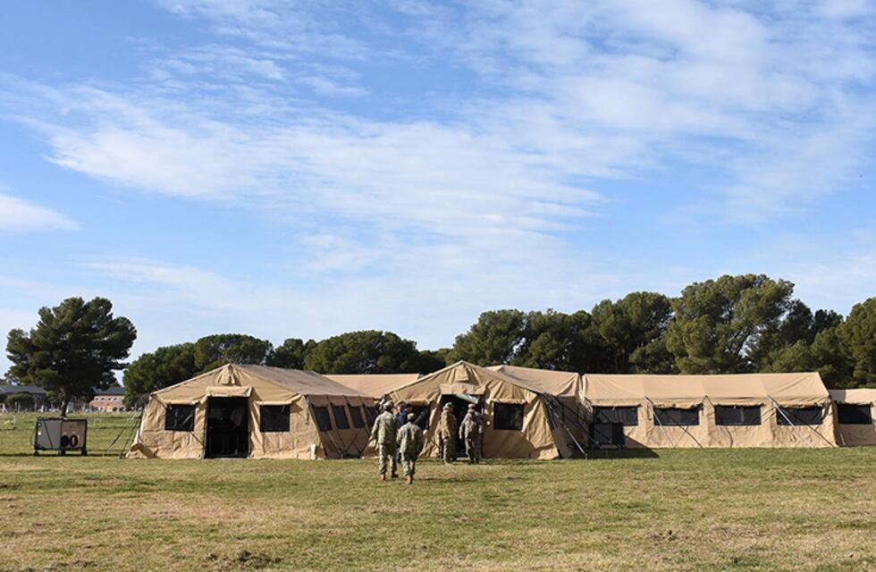 Realizan en Puerto Belgrano ejercicios de resguardo de la población ante desastres naturales