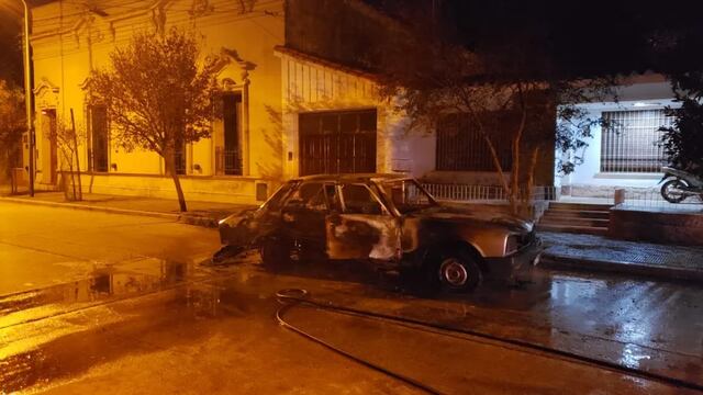Siniestro vial impactante este domingo en Coronel Moldes. (Puntal.com.ar