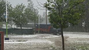 Advertencia por la posible llegada de granizo en Córdoba. (Ilustrativa)