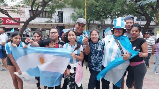 Desde distintas ciudades jujeñas se alienta con mucha energía a la Selección argentina de fútbol.