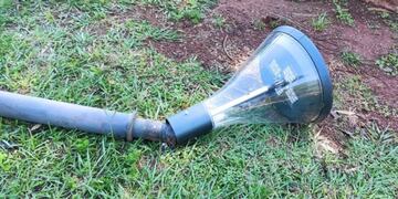 Vandalizaron varias farolas en la Costanera de Puerto Iguazú.