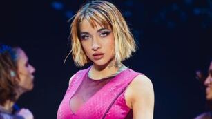 Escote y mega ajustado: el look de María Becerra para su rutina en el gym