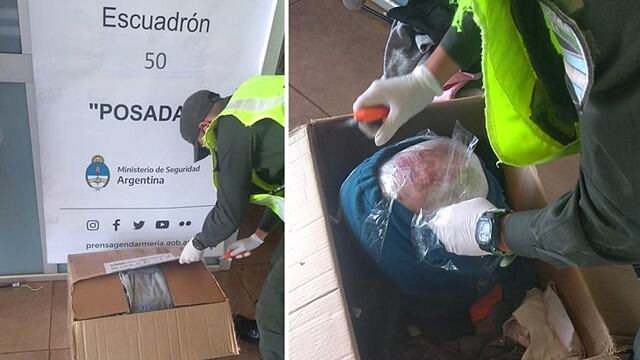 Tremendo golpe al narcotráfico en Posadas: se interceptó cargamento que supera los $7 millones. Gendarmería Nacional