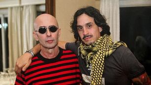 Indio Solari y Martín Carrizo (Instagram @indiosolarioficial)