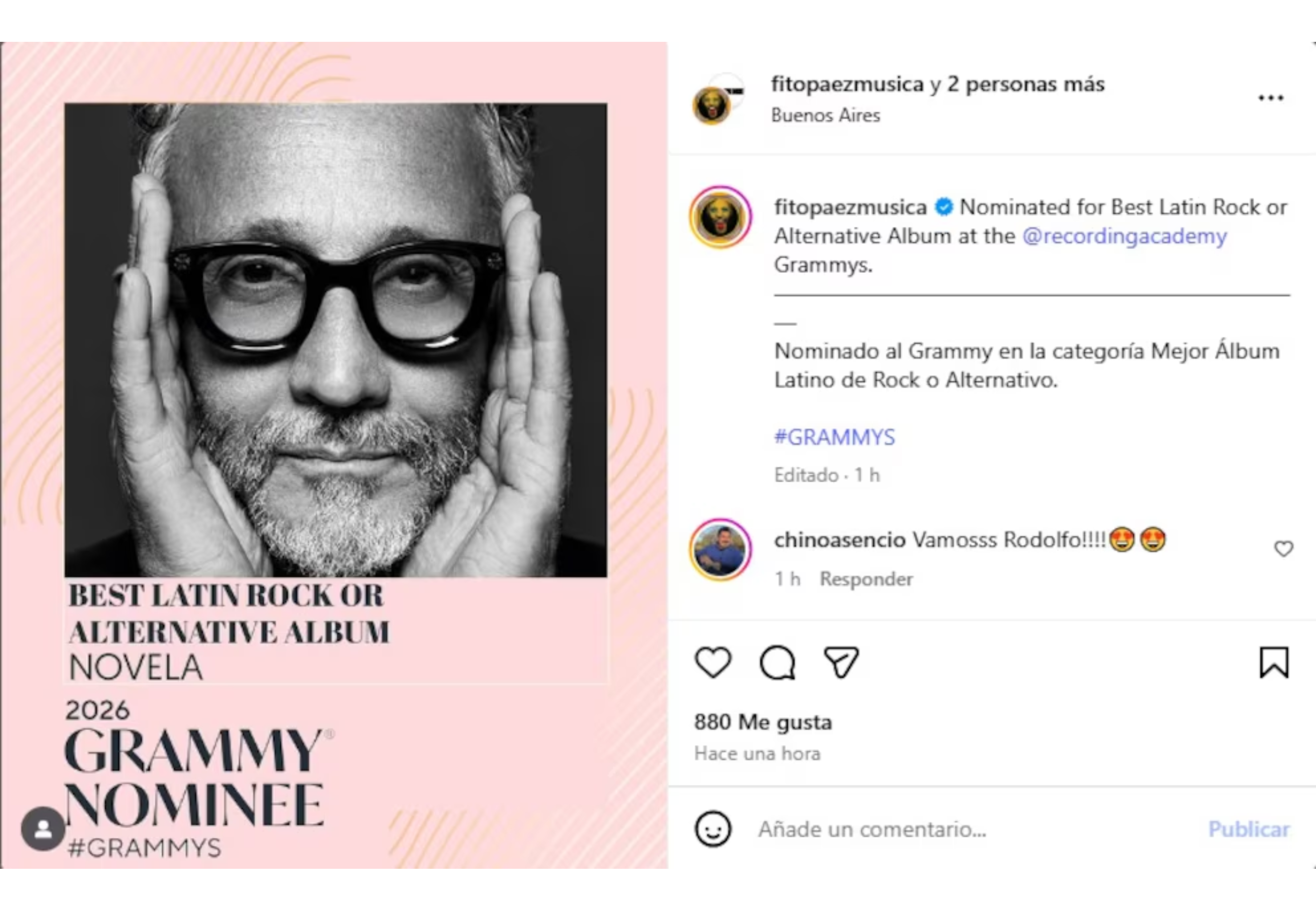 La reacción de Fito Páez.