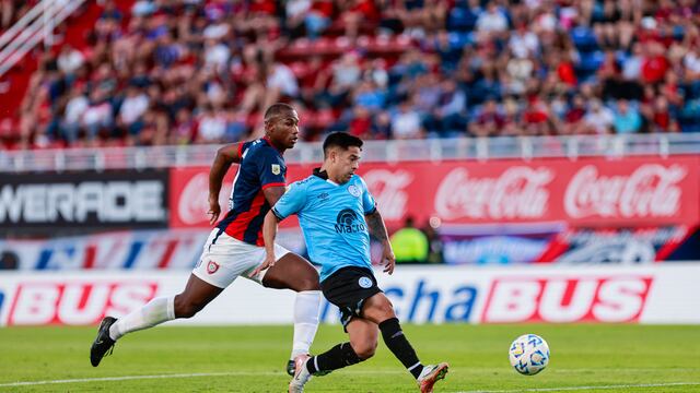 Uvita Fernández y el 1-0 de Belgrano ante San Lorenzo. Una jugada difícil de creer en estos tiempos... (Belgrano).
