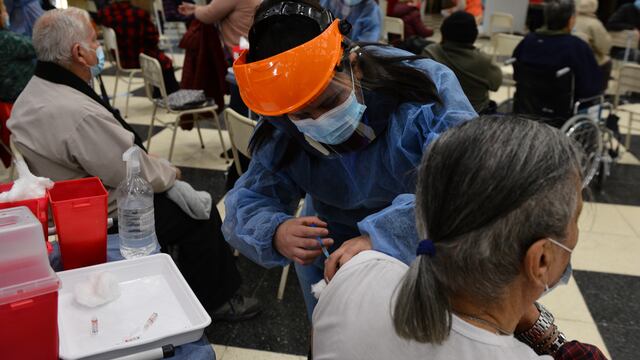 Vacunación. Fotografía: Ramiro Pereyra