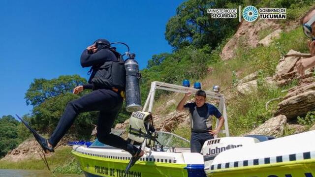Encontraron sin vida al hombre que había caído en las aguas de El Cadillal