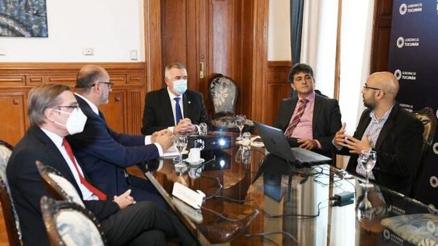 Jaldo junto a los ministros Soria y Padrós analizaron el desarrollo de obras de infraestructura en la provincia