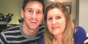 Celia, la madre de Leo Messi fue a la pizzería que se volvió viral por el reto a un cliente de Rosario.
