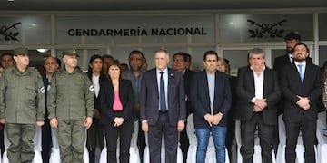 Jaldo y Bullrich encabezaron el acto, junto a autoridades nacionales y provinciales.