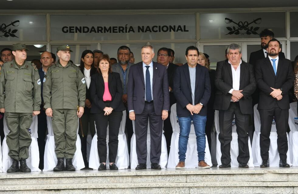 Monteros: Jaldo y Bullrich pusieron en marcha el instituto de formación de gendarmes