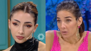 La actriz y la conductora se cruzaron en medio de una conversación por la denuncia a Darthés y su caso de abuso intrafamiliar.