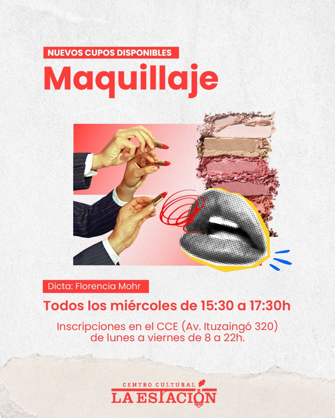 Nuevos talleres y cupos disponibles en el Centro Cultural La Estación de Tres Arroyos
