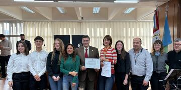 Homenaje a Remo Pignoni en el Concejo Municipal