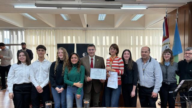 Homenaje a Remo Pignoni en el Concejo Municipal