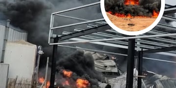 Incendio en Parque Industrial Gualeguaychú
