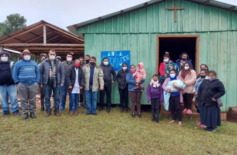 Educación: habilitan aula satélite en la comunidad Mbya Kurupayty
