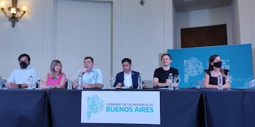 El intendente Carlos Sánchez participó en una reunión con el gobernador Kicillof