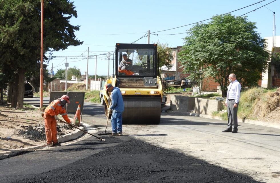 Finaliza la pavimentación de 15 cuadras en el barrio Nueva Bahía Blanca