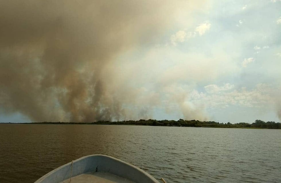 Un incendio intencional en Corrientes pone en peligro a los Esteros del Iberá
