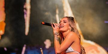 El show de La Joaqui en San Bernardo.