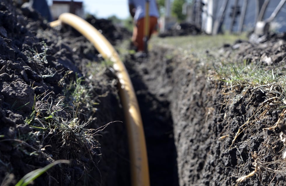 Avanza la ampliación de la red de gas en Larroque