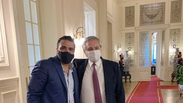 El Intendente de Ushuaia mantuvo un encuentro con el presidente Alberto Fernández donde agradeció el apoyo del presidente hacia la industria fueguina.