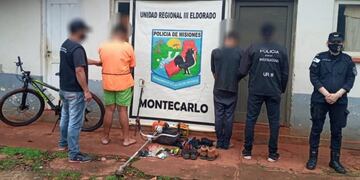 Tres jóvenes detenidos por robar en una casa en Montecarlo