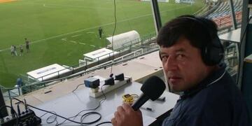 Aldo Sánchez siguió con sus relatos a los clubes cordobeses y a los torneos de la Liga.