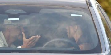 Tensa discusión entre Demichelis y su novia