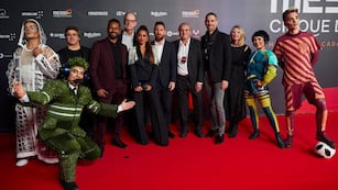 La "Pulga" y Antonela Roccuzzo asistieron al estreno mundial del show en octubre de 2019.